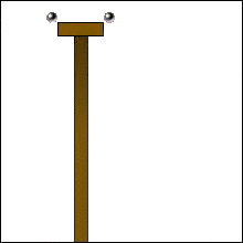 A dropped ball will hit the ground at the same time as one flicked horizontally, because vertical motion is independent of horizontal motion.