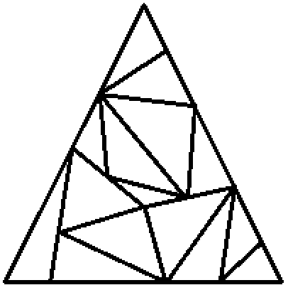A triangulation of a 2-simplex