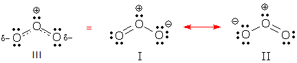The resonance hybrid for ozone is found by identifying the multiple resonance structures for the molecule.