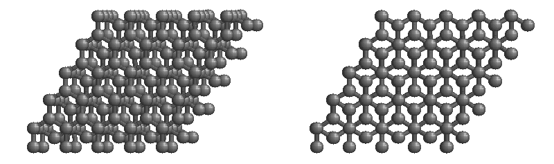 Structure of graphite. Public domain image.